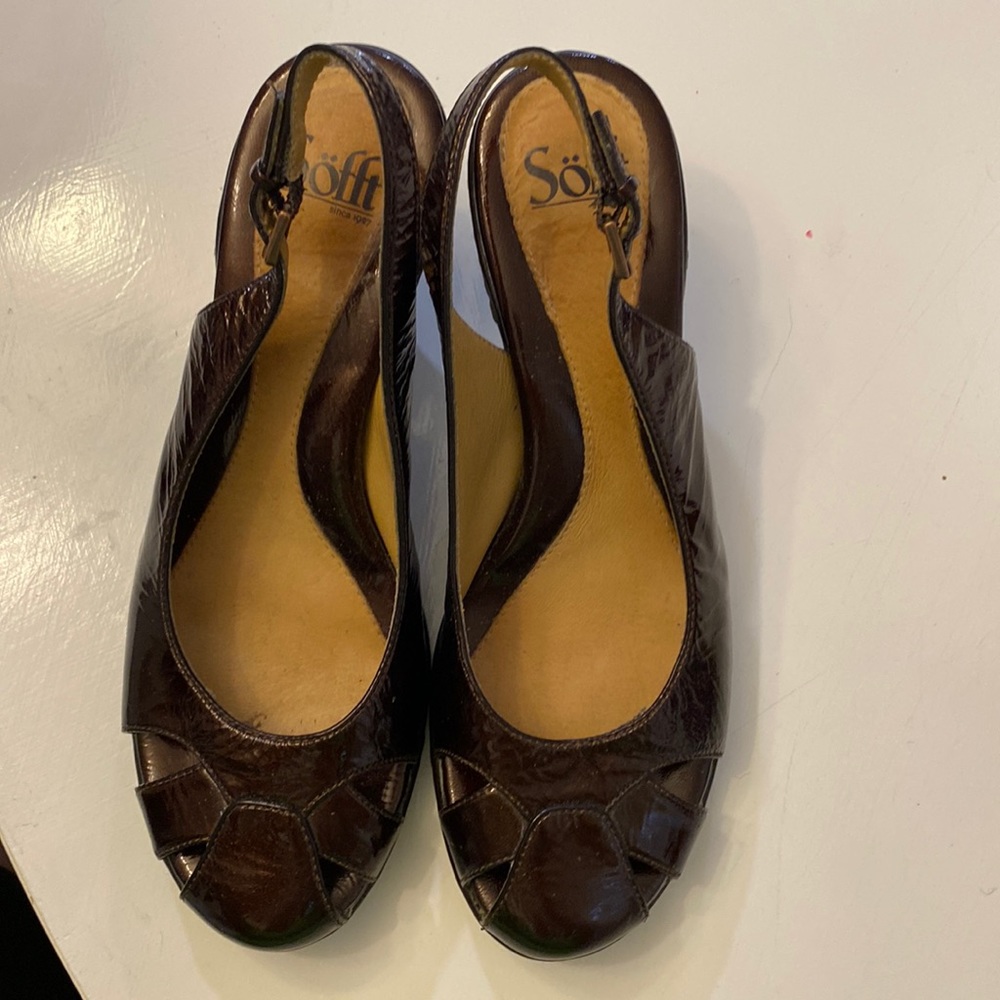 Sofft Bronze Slingbacks-size 9